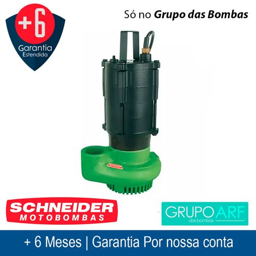 Bomba de Drenagem Submersível Schneider BCS C5 1/2Cv 220V Monofasico