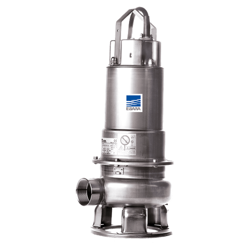 Bomba Submersivel Ebara DW 1506 1,5Cv Rotor de 92mm Trifasico IP68 220V