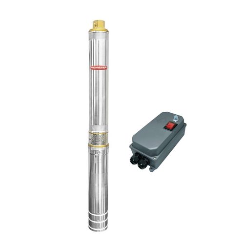 Bomba Submersa Schneider 3" Polegadas 3R3PB-09 1/2Cv 127v Monofasico Com Painel