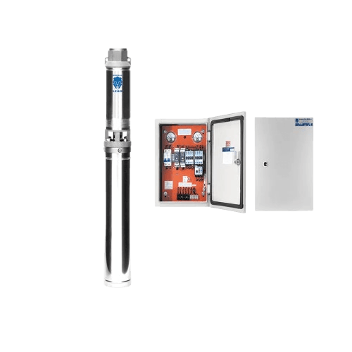 Bomba Submersa Leão 4" Polegadas 4R1PA-19 1Cv 250v Monofasico Com Painel
